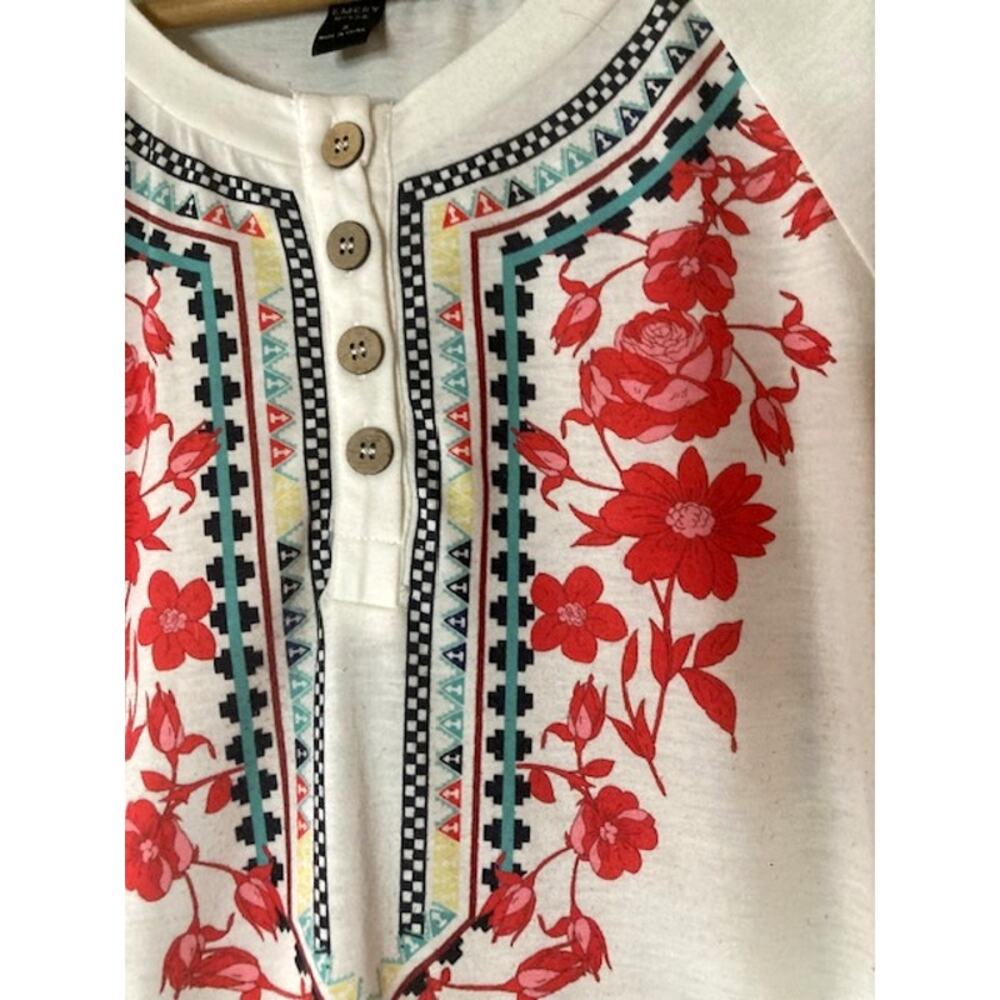 Emery Rose Boho Peasant Top - Size S - Picture 3 of 6